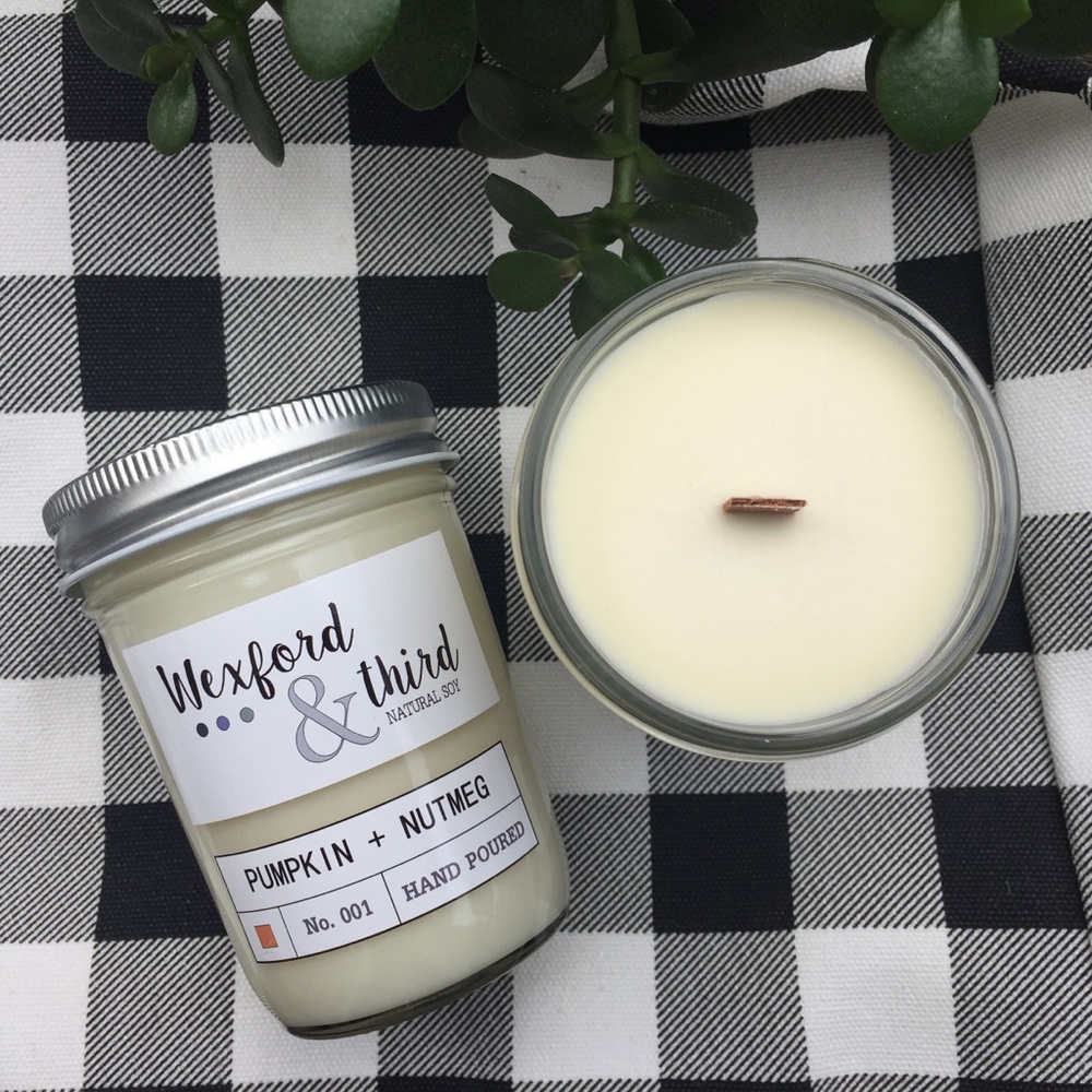 Pumpkin and Nutmeg Soy Candle